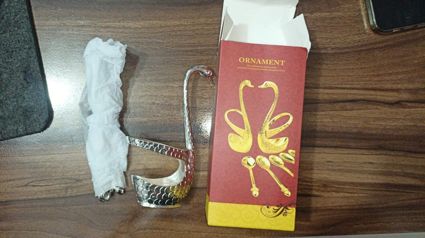 Swan Base Fork Holder With Fork Set for  Kitchen & Home